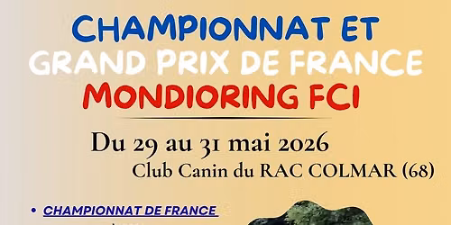 Championnat et Grand prix de France de mondioring