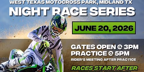 WTMX Park Summer Night Race Series (Round 2)