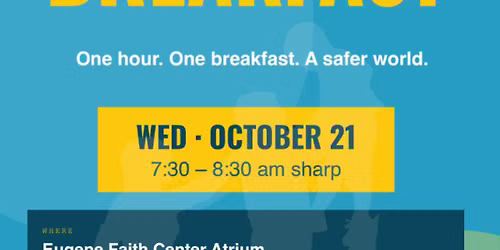 CAFA's Safer World Breakfast
