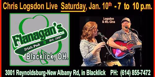 Chris Logsdon & Ms. Gina live at Flanagan's Pub in Blacklick