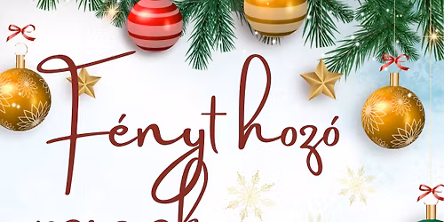 Fényt hozó percek adventi gyertyagyújtás és jótékonysági vásár