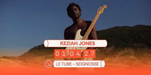 Keziah Jones en concert au Tube le 1er avril 2027 !