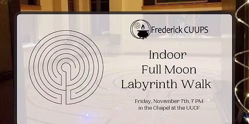 November Indoor Full Moon Labyrinth Walk