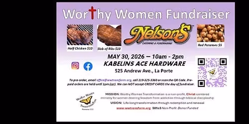 Worthy Women Nelson's Fundraiser