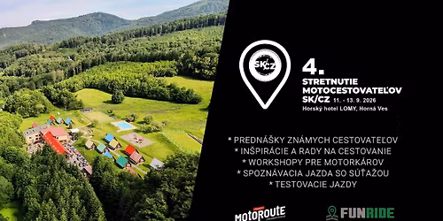 4. Stretnutie motocestovate\u013eov SK\/CZ