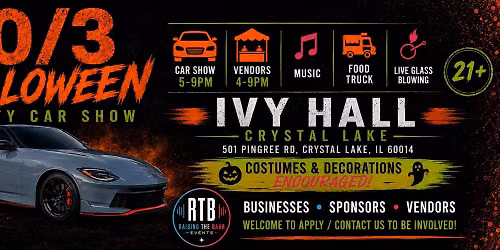 RTBE: Halloween Car and Vendor Show at Ivy Hall Crystal Lake