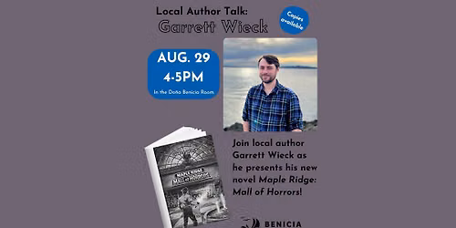 Local Author Talk: Garrett Wieck