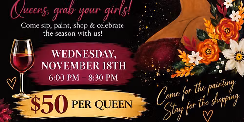 Crowned in Gratitude - Paint, Sip, and Shop! @ Royal Impressions Boutique