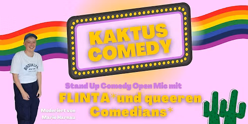 Copy of KAKTUS COMEDY: FLINTA* und Queer Comedy Show