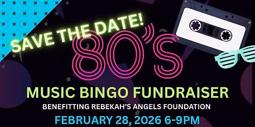 80's Music Bingo Fundraiser