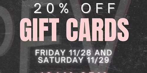 Black Friday + Small Biz Saturday