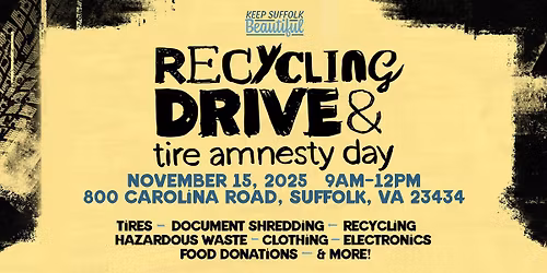Recycling Drive & Tire Amnesty Day