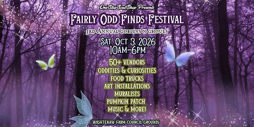 3rd Annual Fairly Odd Finds Festival: Goblins n Ghouls