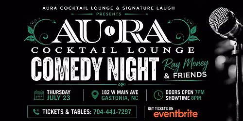 Comedy Night at Aura w\/ Comedian Ray Money & Friends