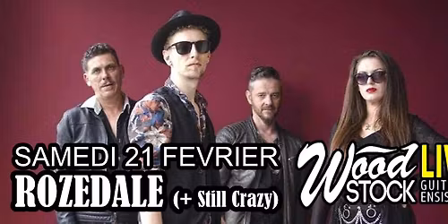 ROZEDALE (+ Still Crazy) chez Wood Stock Guitares Ensisheim