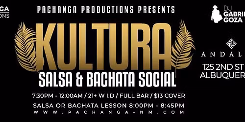 KULTURA - Salsa & Bachata Social - with special guest DJ TBA!