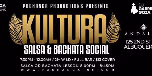 KULTURA - Salsa & Bachata Social - with special guest DJ TBA!
