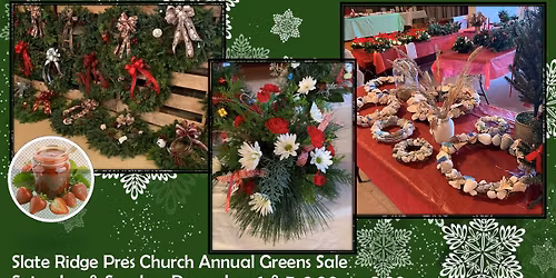 Slate Ridge Annual Greens Sale