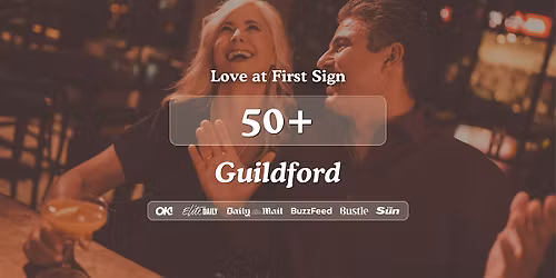 50+ Singles Night at All Bar One Guildford | Love at First Sign