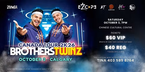 Reggaeton 2026 Presents - Brothers Twinz - Zumba Masterclass!