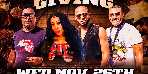 Pre-Thanksgiving Happy Hour featuring Rock Steady Project and DJ T-Rob