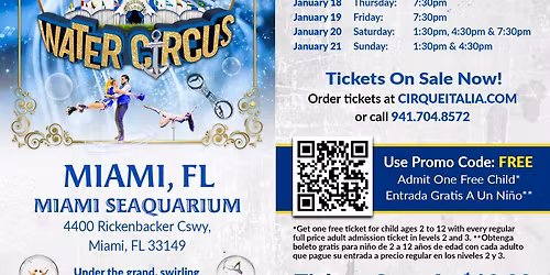 Cirque Italia: Water Circus Gold at Florence Mall