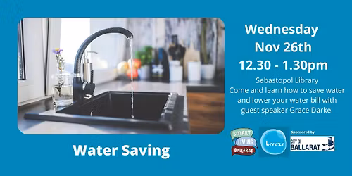 Water Saving - Smart Living Ballarat November