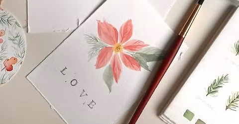 Cartoline di Natale ad acquerello