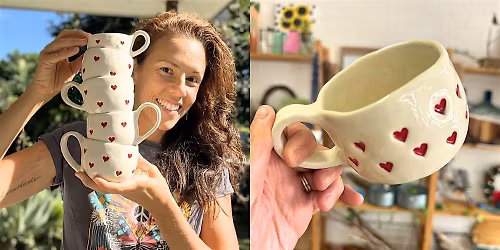 Mother's Day Special \u2013 Gold Coast | Hand-Built Pottery Loving Heart Cup