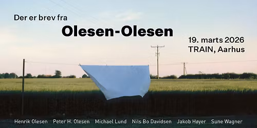 Olesen-Olesen \/ TRAIN \u2013 *UDSOLGT*