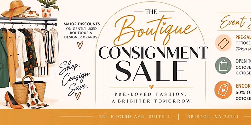 9th Annual Boutique Consignment Sale