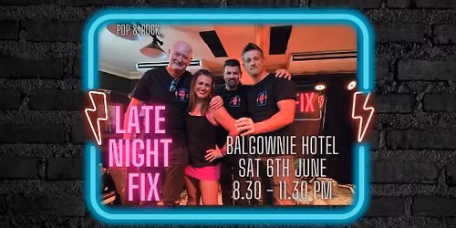 Late Night Fix rocking Bally Hotel