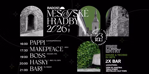MESTSK\u00c9 HRADBY 2026 \ud83c\udff0\u2600\ufe0f | Pappi | Makepeace | Boss | Hasky | Bari 