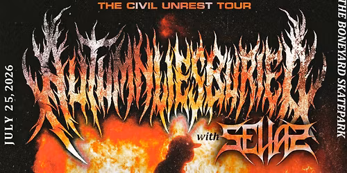 AUTUMN LIES BURIED, SELIAS, AND MORE @ THE BONEYARD SKATEPARK