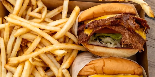 Tower 10 Burger at Soggy Bottom Brewery