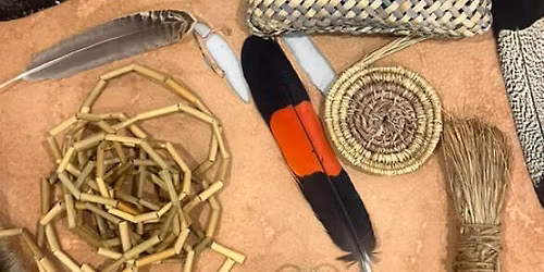 Weaving Workshop with Snr Bunurong\/Palawa Elder. Make your own BEENAK (basket). Beginners Welcome