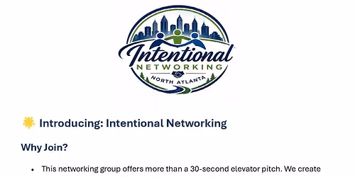 Intentional Networking
