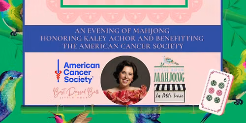 Crak the Cure: A Mahjong Benefit for the American Cancer Society
