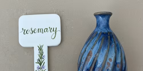 Garden Glazing Workshop: Ceramic Plant Stakes & Watering Bell