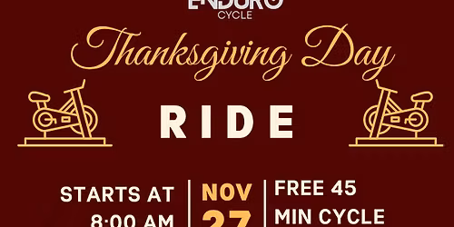 Thanksgiving Day Ride-Free at Enduro Cycle