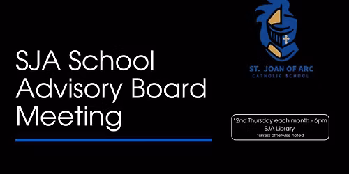 School Advisory Board Meeting