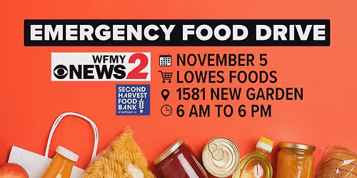 WFMY News 2 Emergency Food Drive