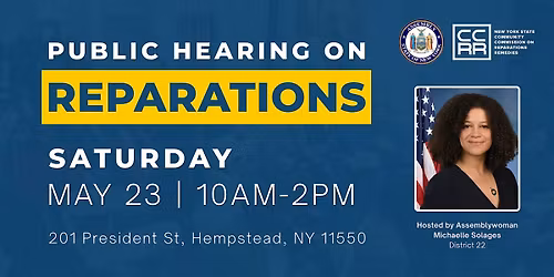 Public Hearing on Reparations in LONG ISLAND