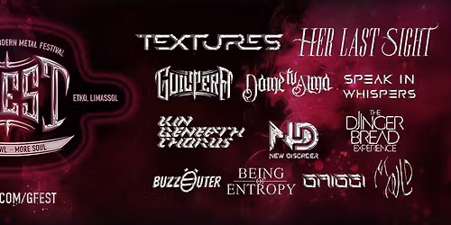 GFEST 2026 - First Cyprus modern metal festival