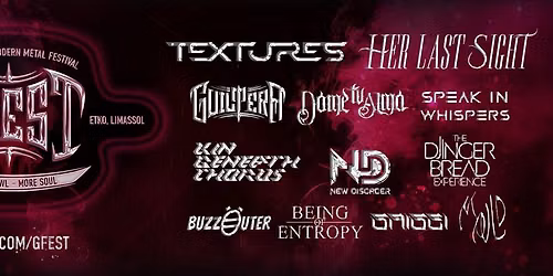 GFEST 2026 - First Cyprus modern metal festival