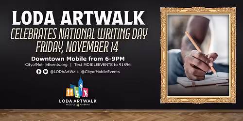 LODA ArtWalk Celebrates National Writing Day