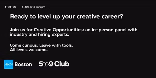 Creating Opportunities | AIGA Boston