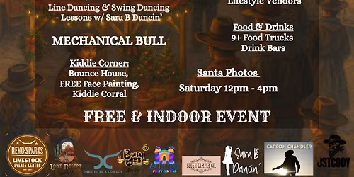 Reno Cowboy Christmas 2025 (2 Day Event Dec 12th & 13th)