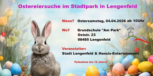 Ostereiersuche 2026 im Stadtpark Lengenfeld
