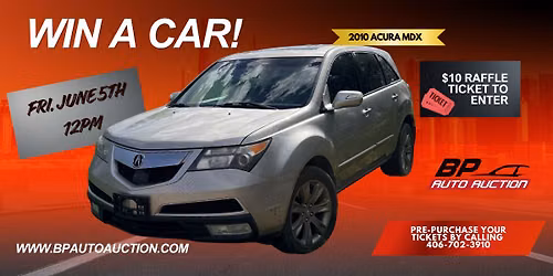 WIN A CAR! Friday June 5th 12:00pm